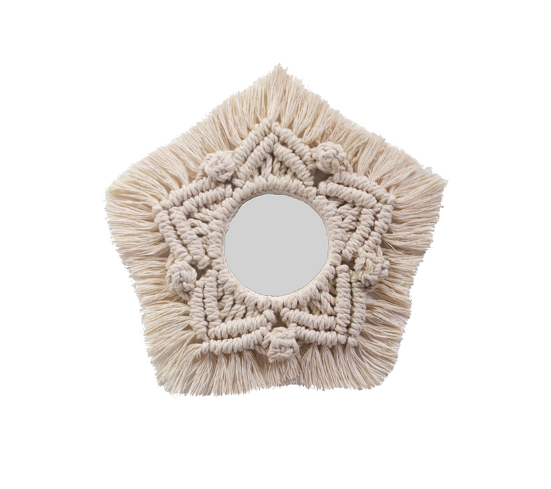 Espejo Macramé Amila